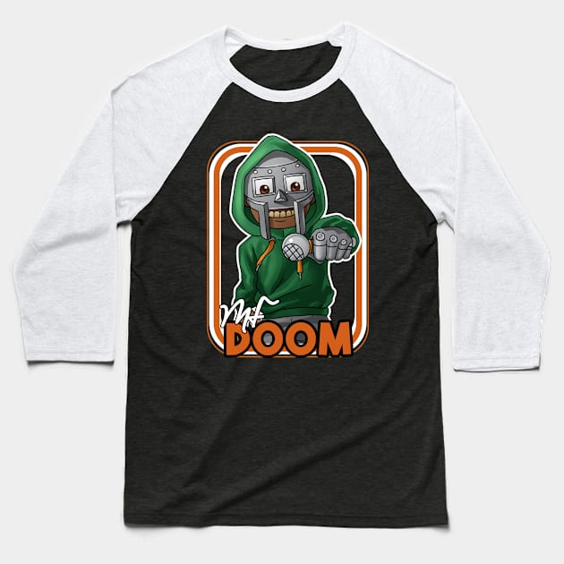 Rhyme Scientist Unite Fans of Doom's Genius Wordplay and Music with This Tee Baseball T-Shirt by Skye Bahringer